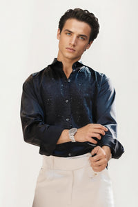 Black Embellished Shirt