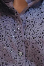 Purple Embellished Shirt