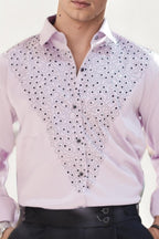 Lavender Embellished Shirt