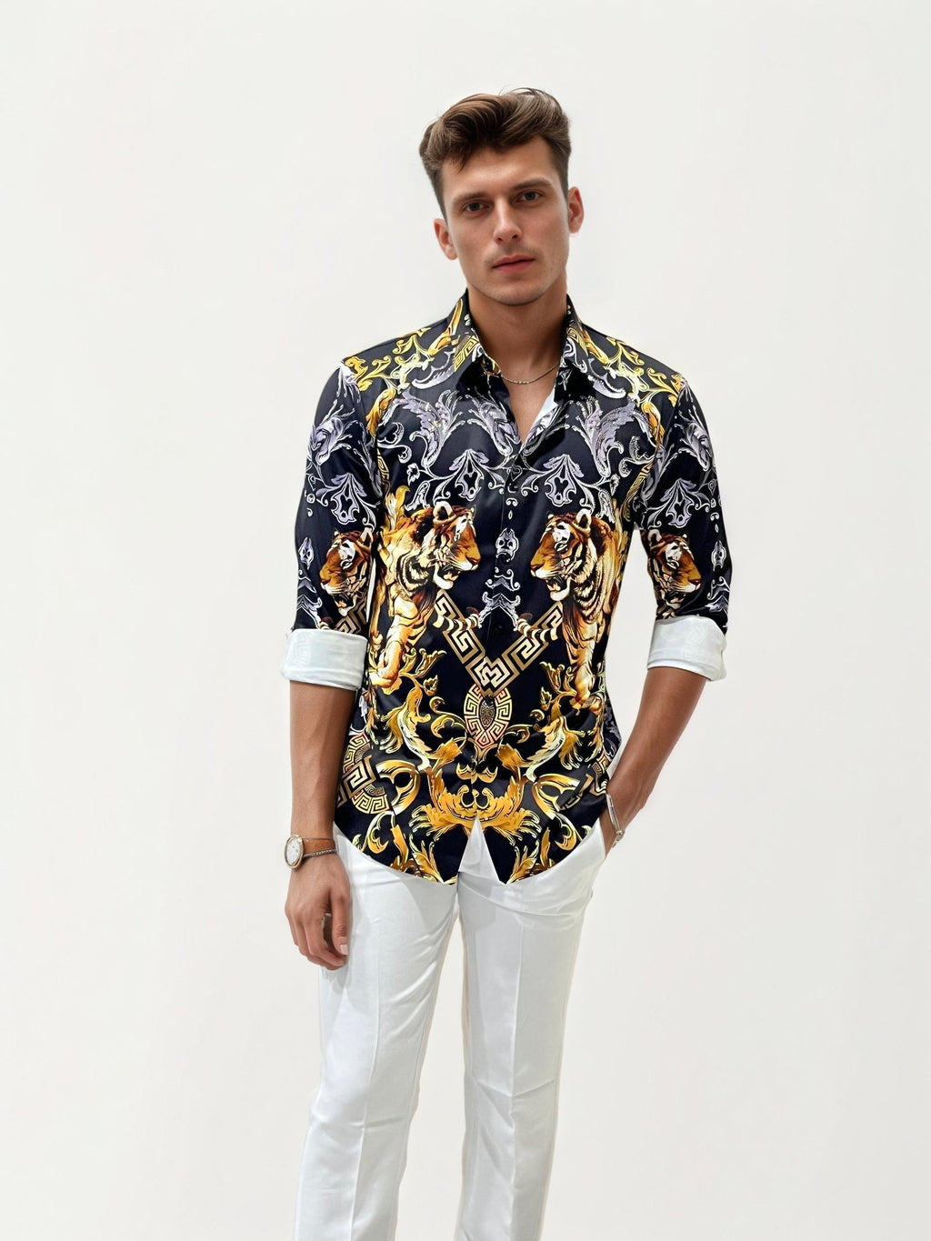 Printed Embellished Shirt