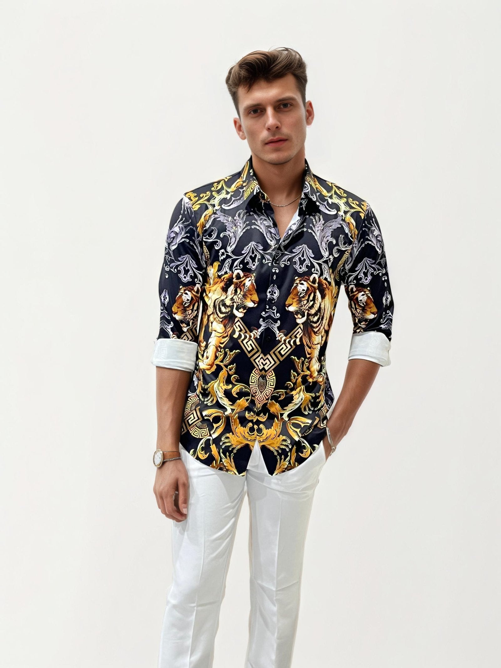 Printed Embellished Shirt