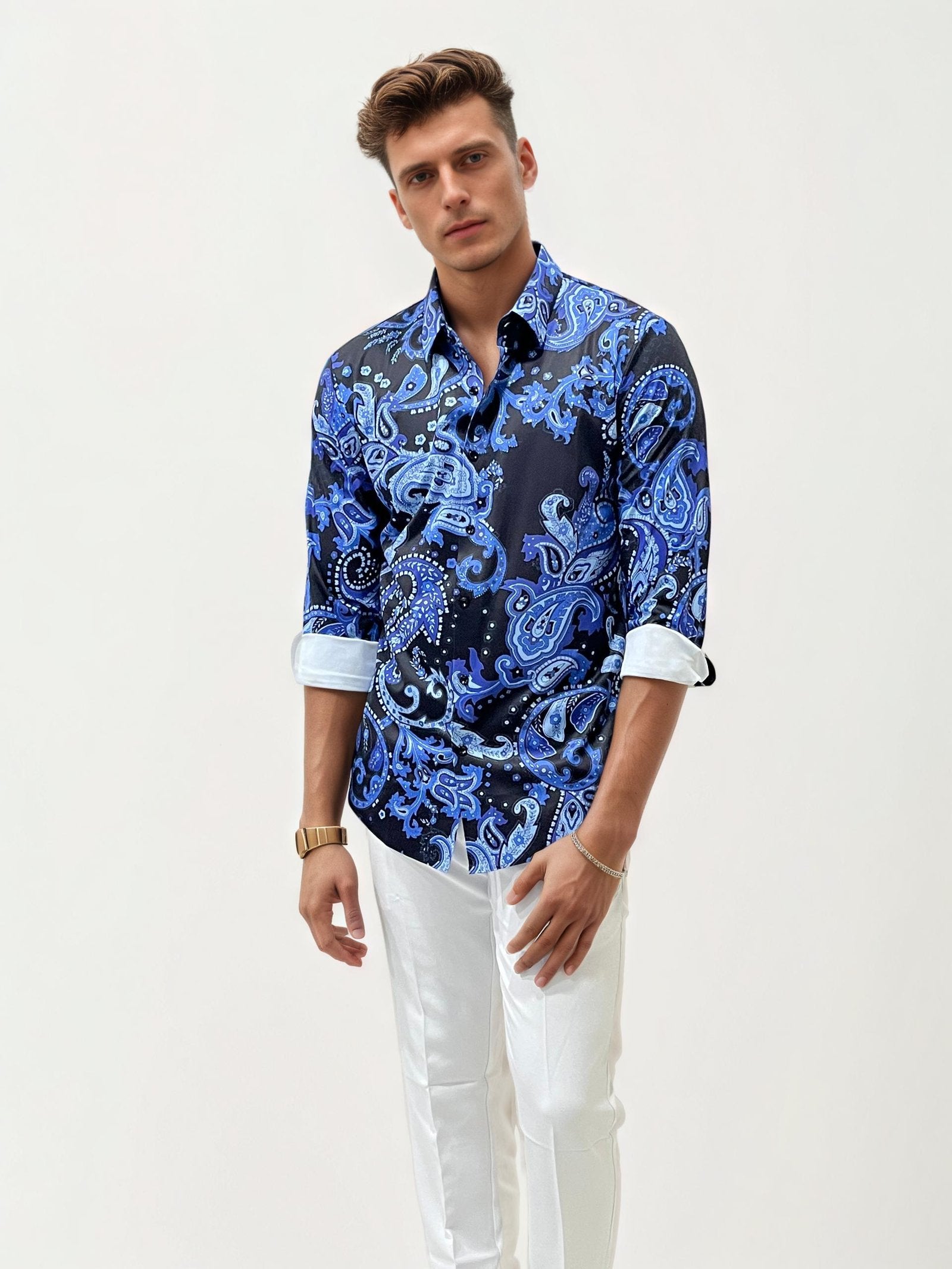 Printed Embellished Shirt