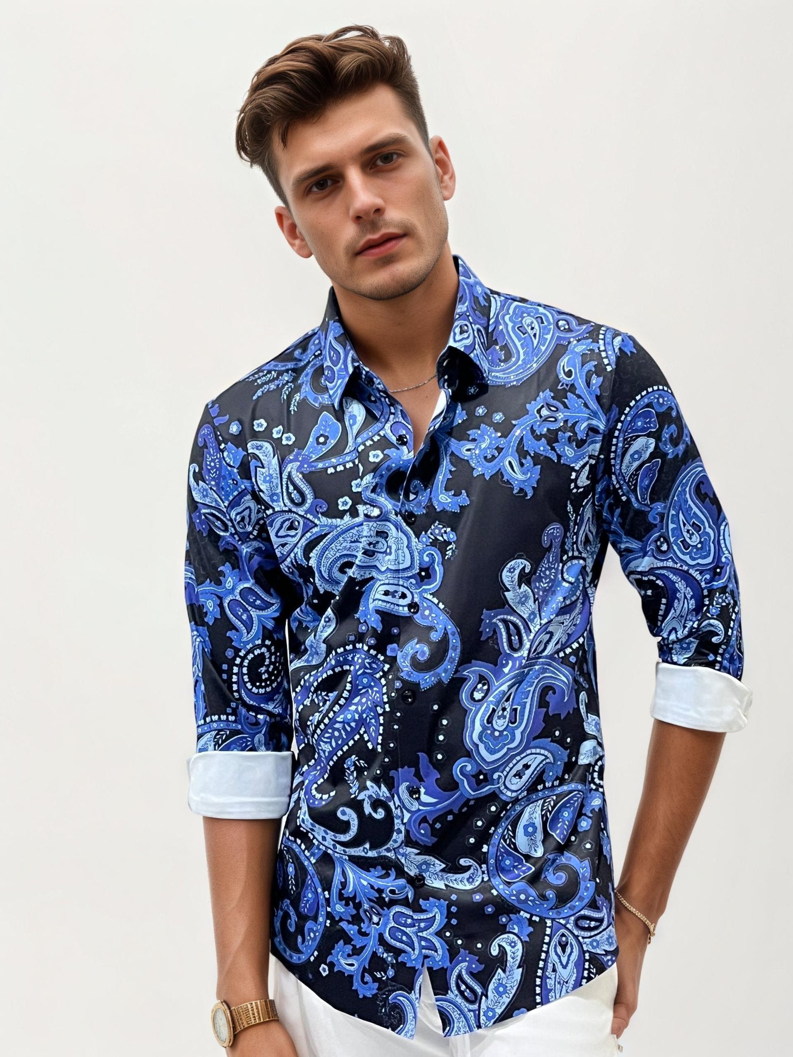 Printed Embellished Shirt