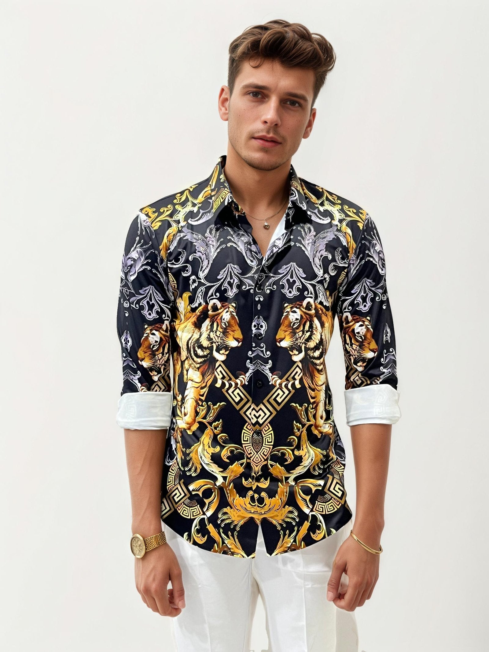 Printed Embellished Shirt