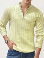 Sandal Turtle Neck Fullhand Zipper T-Shirt