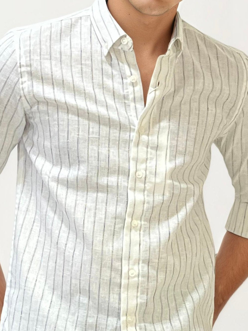 White striped Fullhand shirt