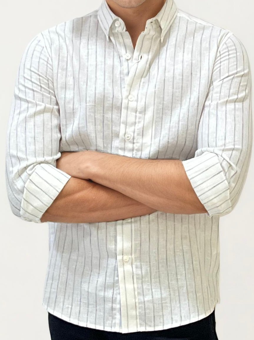 White striped Fullhand shirt