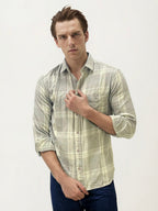 Green Checked Fullhand Shirt