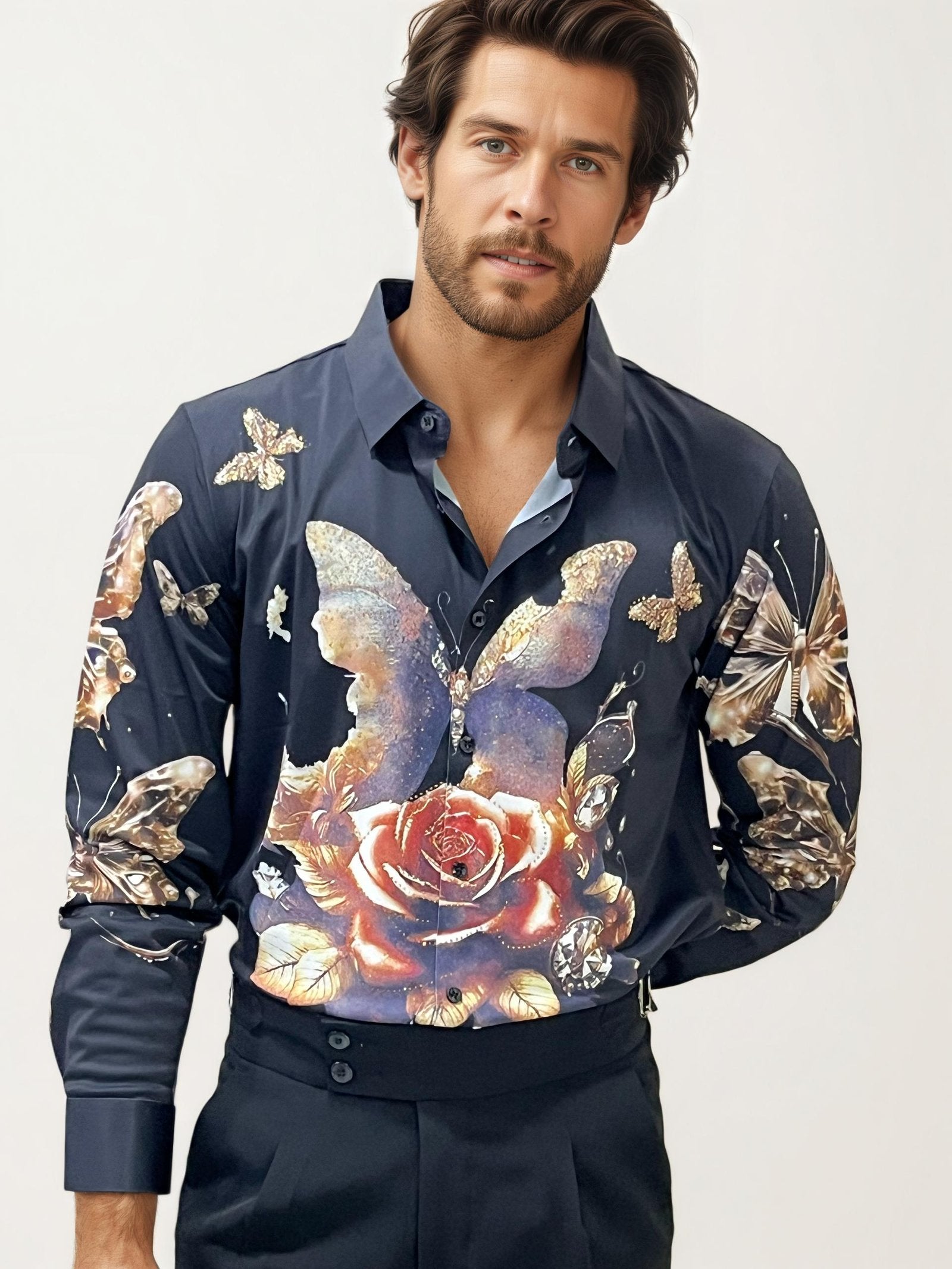 Flower Imported Fullhand Shirt