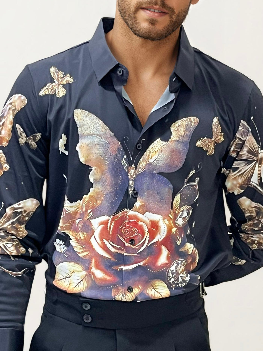 Flower Imported Fullhand Shirt