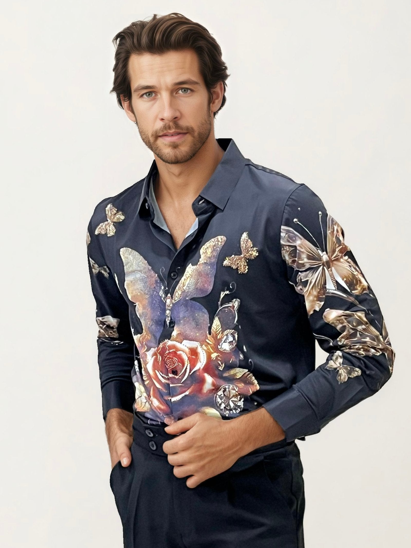 Flower Imported Fullhand Shirt