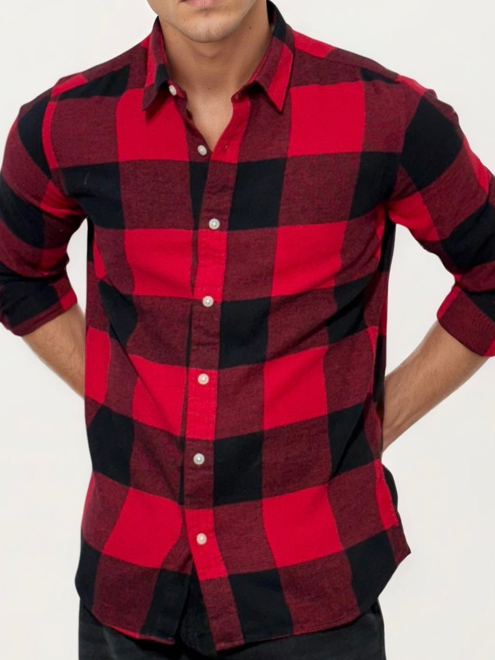 Red Checked Fullhand Shirt