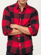 Red Checked Fullhand Shirt