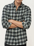 Grey Checked Fullhand Shirt