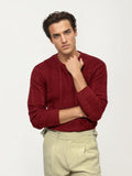 Red Round Neck Sweat Shirt