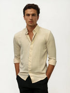 Yellow Half-Hand Polo T-Shirt