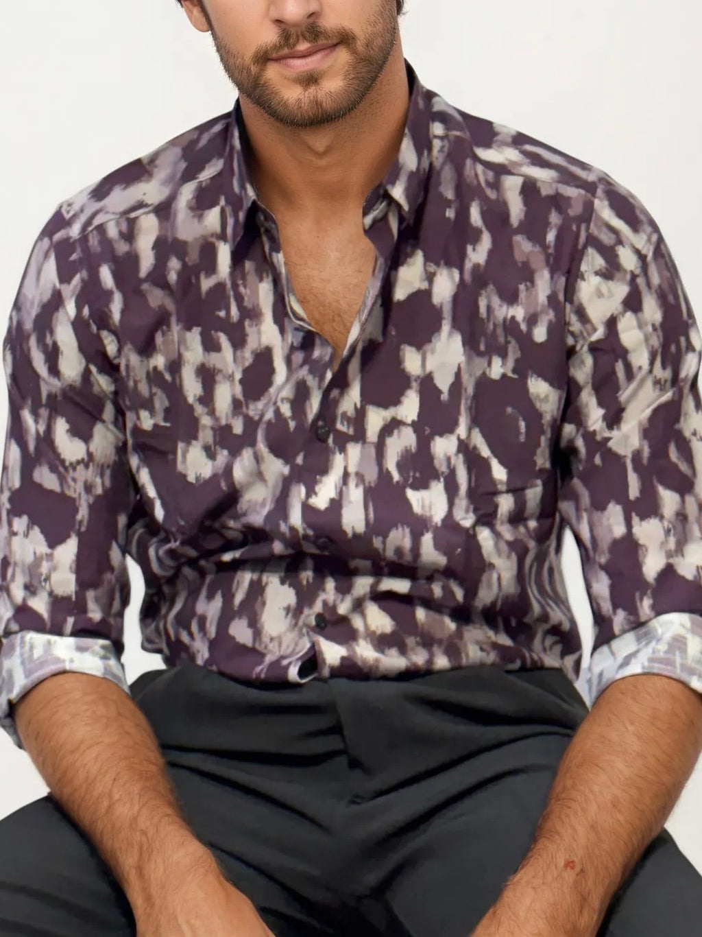 Rayon Fabric Printed Fullhand Shirt