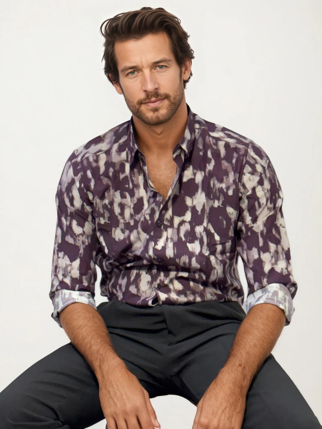 Rayon Fabric Printed Fullhand Shirt