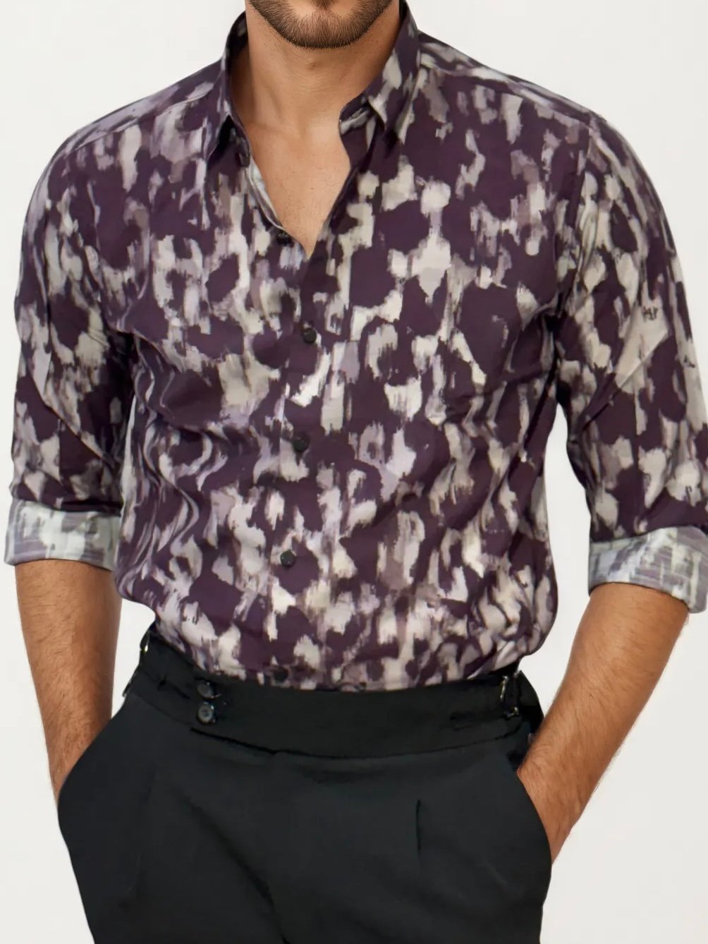 Rayon Fabric Printed Fullhand Shirt