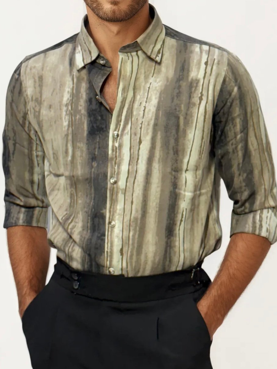Rayon Fabric Printed Full-Hand Shirt
