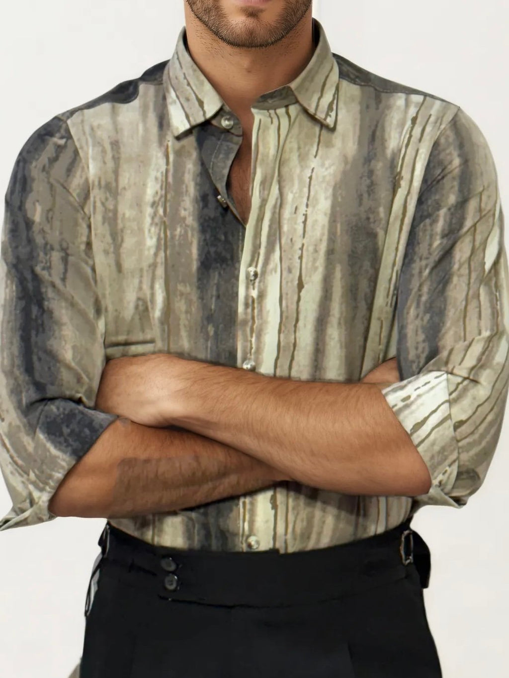 Rayon Fabric Printed Full-Hand Shirt