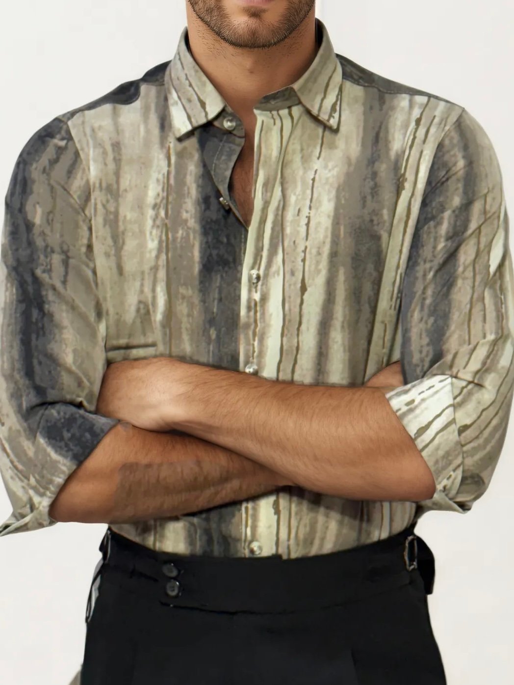 Rayon Fabric Printed Full-Hand Shirt