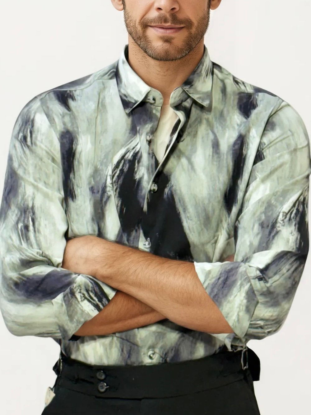 Rayon Printed Full-Hand Shirt