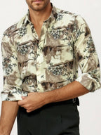Rayon Printed Full-Hand Shirt
