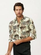 Rayon Printed Full-Hand Shirt