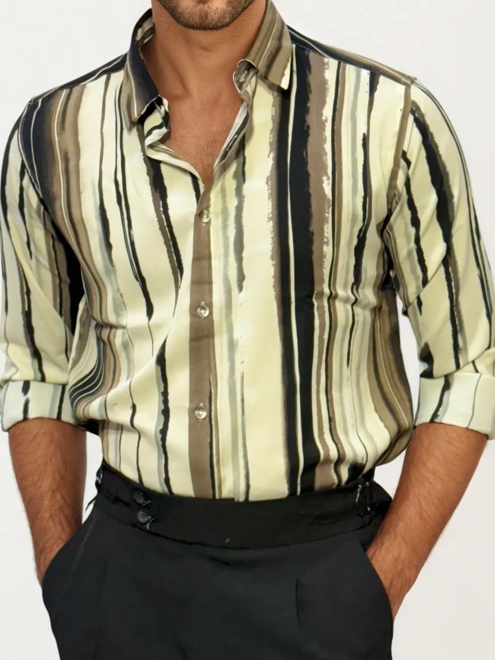 Rayon Printed Full-Hand Shirt