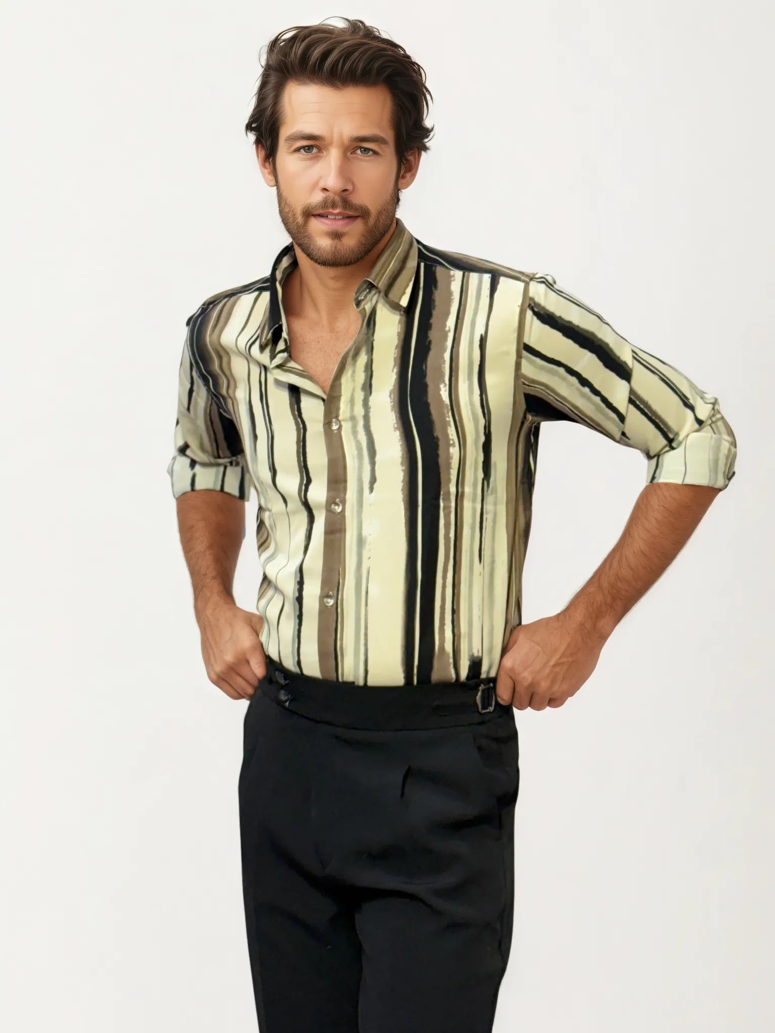 Rayon Printed Full-Hand Shirt