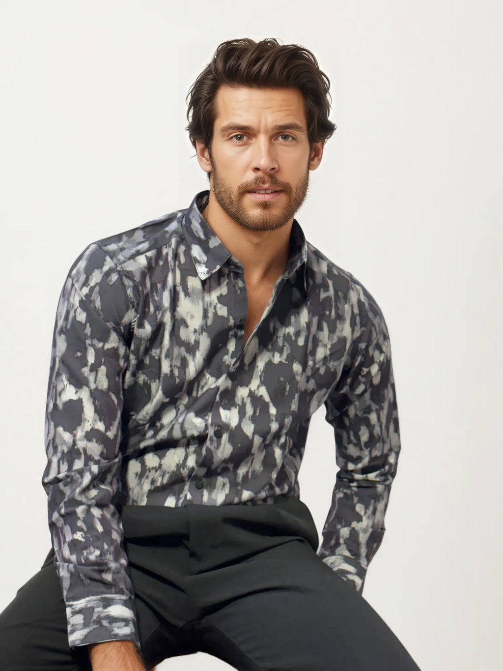Rayon Printed Full-Hand Shirt