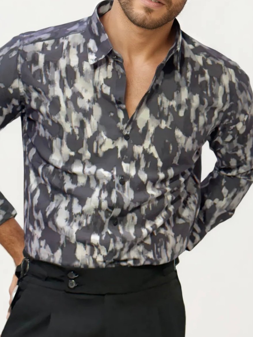 Rayon Printed Full-Hand Shirt