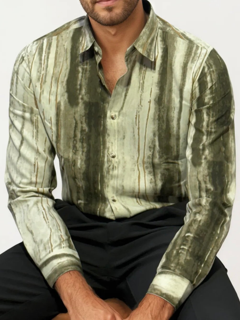 Rayon Printed Full-Hand Shirt