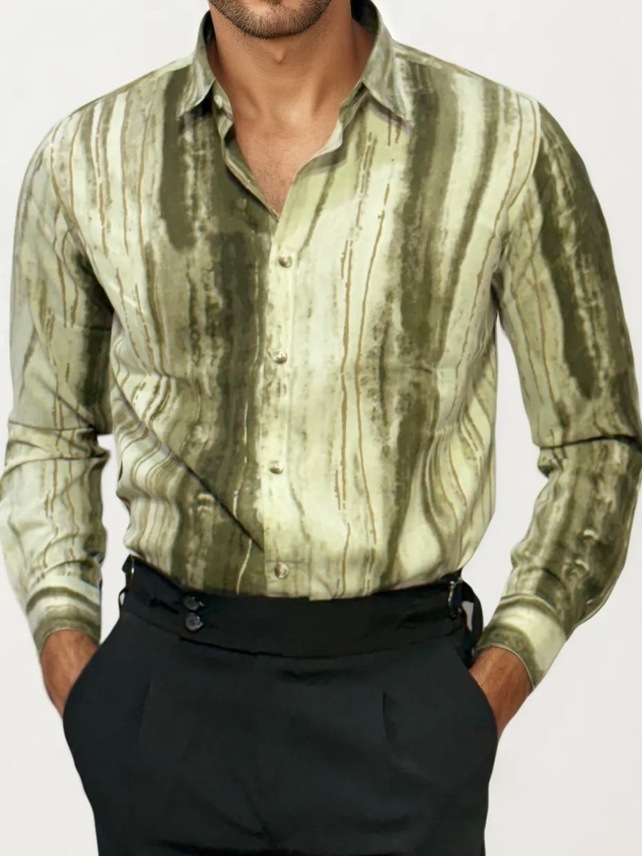 Rayon Printed Full-Hand Shirt