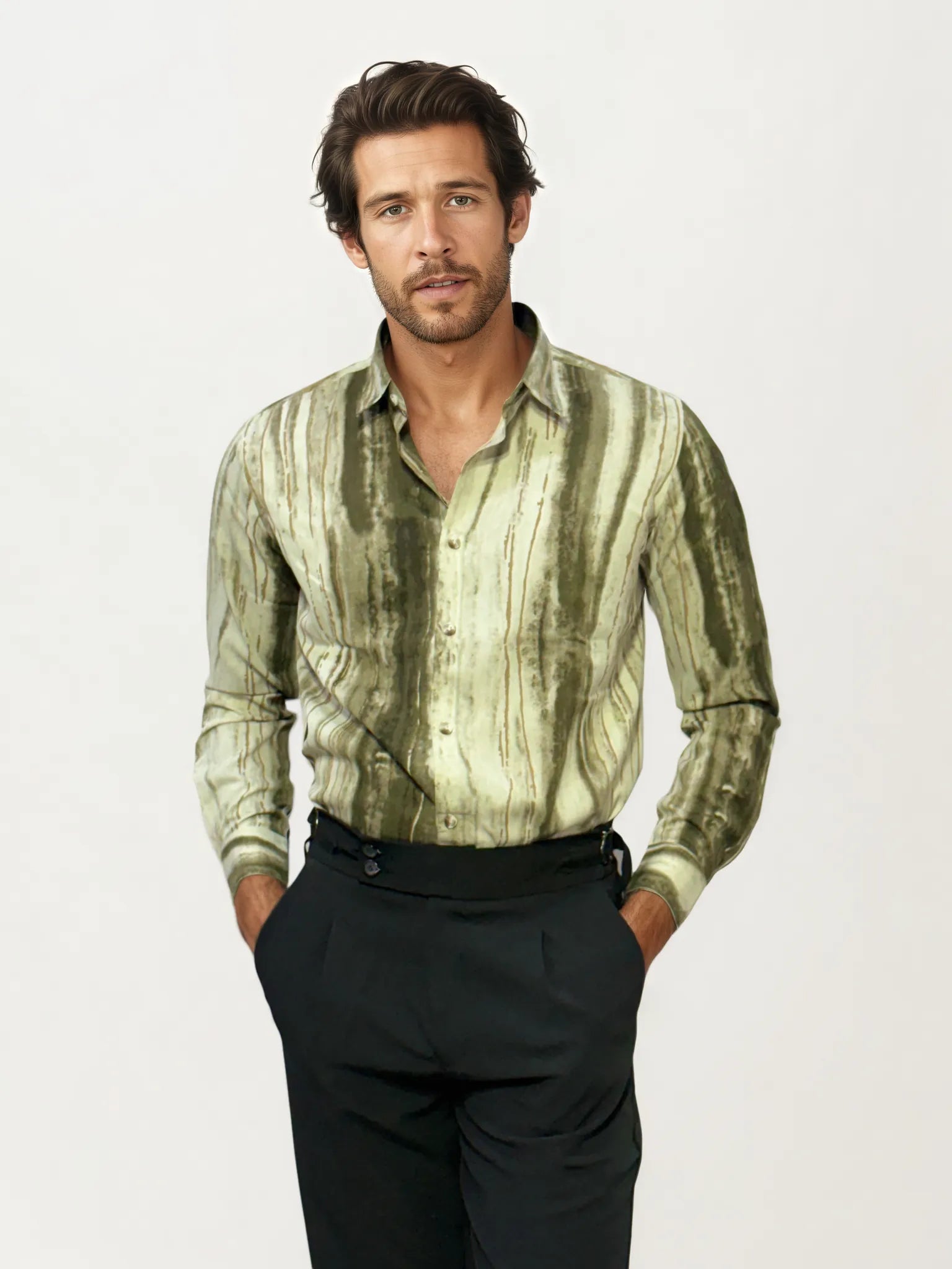 Rayon Printed Full-Hand Shirt