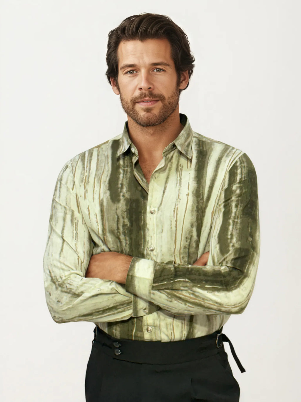 Rayon Printed Full-Hand Shirt