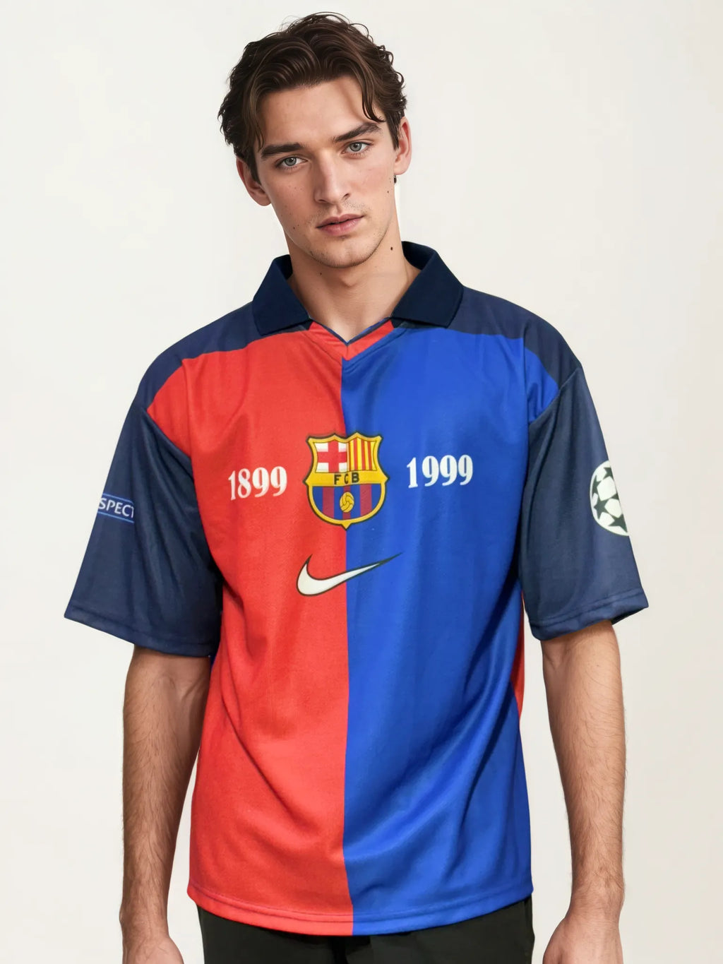 Messi V Neck Collar Jersey