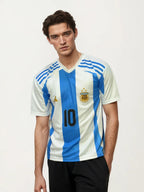 V Neck Printed Jersey