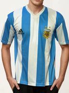 V Neck Printed Jersey