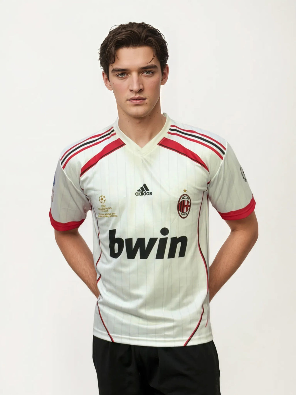 V Neck Printed Jersey