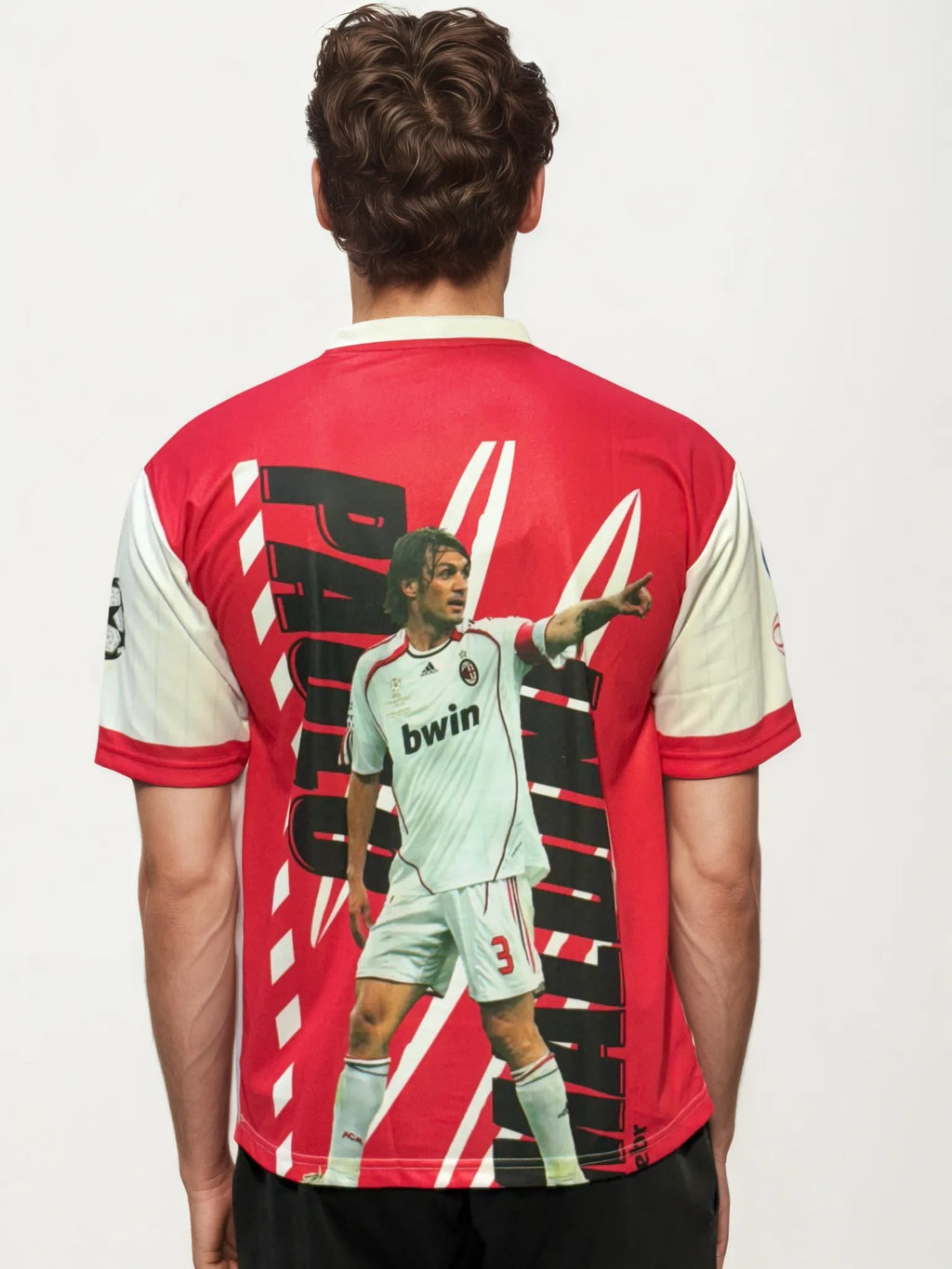 V Neck Printed Jersey