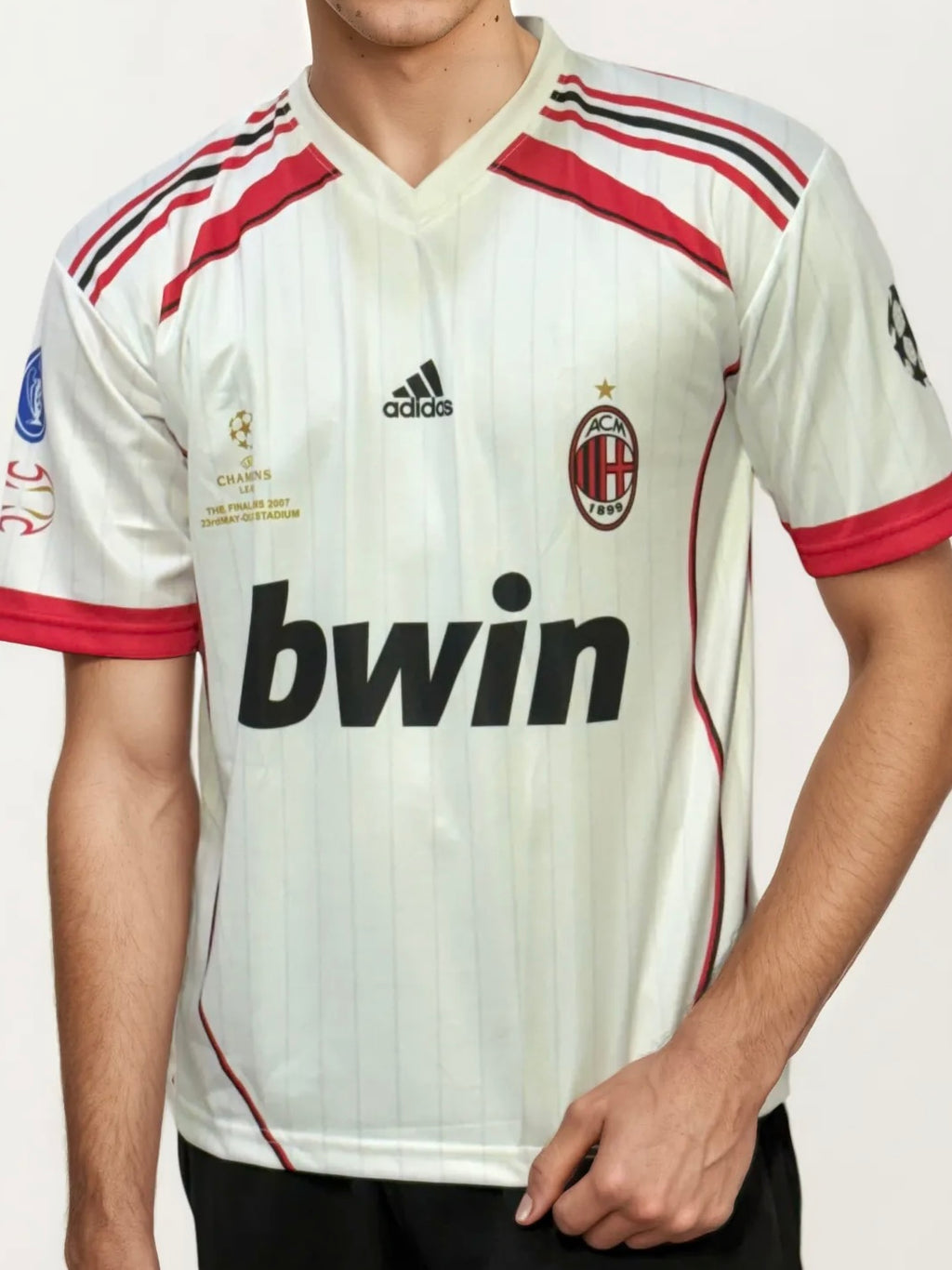 V Neck Printed Jersey