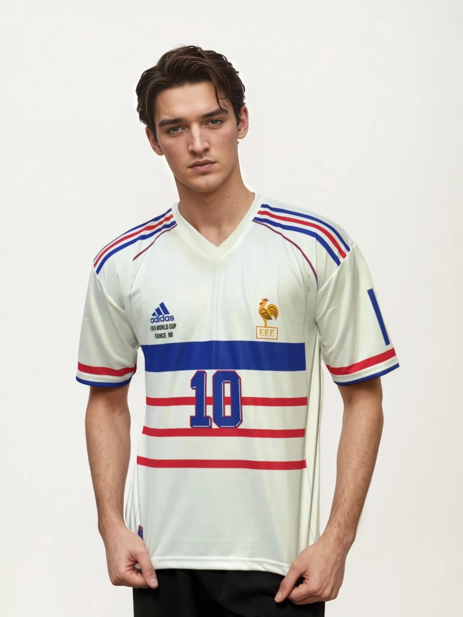 V Neck Printed Jersey