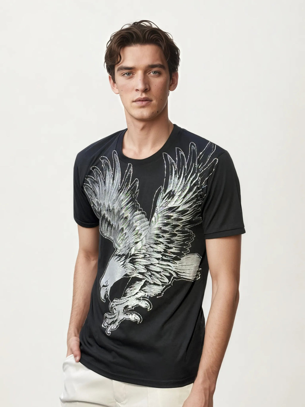 Eagle Embellished T- Shirt