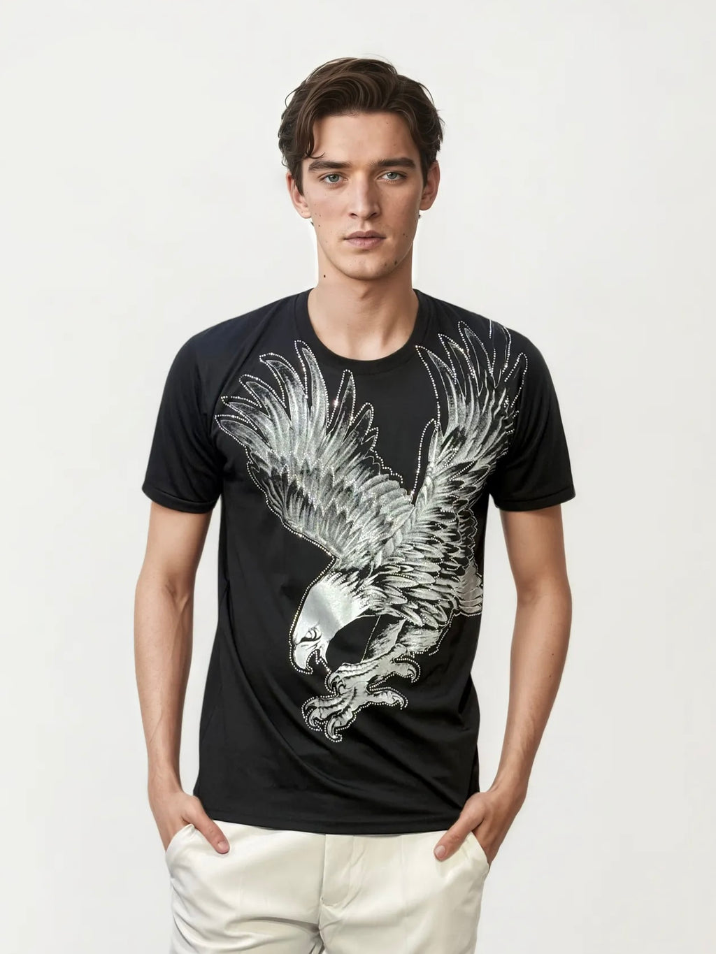 Eagle Embellished T- Shirt