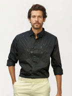 Black Embellished Shirt