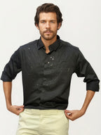Black Embellished Shirt