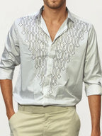 White Embellished Shirt