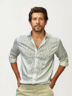 White Embellished Shirt